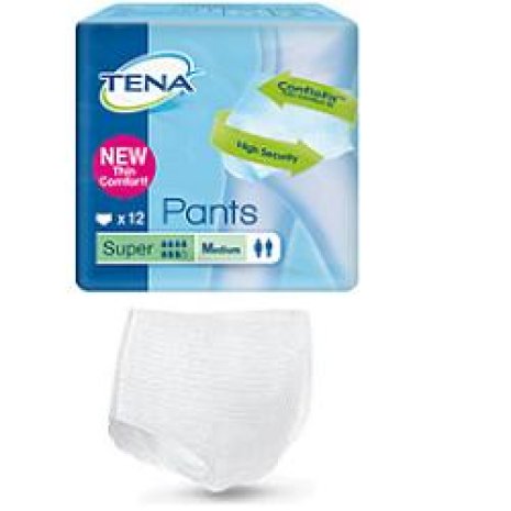 TENA PANTS SUPER PANN S 12PZ