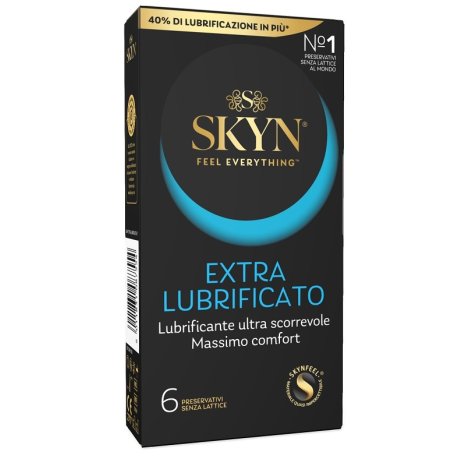 SKYN EXTRA LUBRIFICATO 6PZ