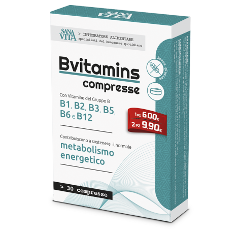 Sanavita Bvitamins 30cpr