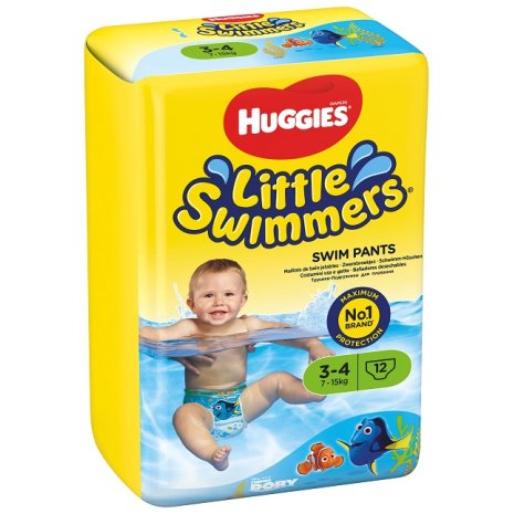 HUGGIES L.SWIMMERS MED.7-15KGX12