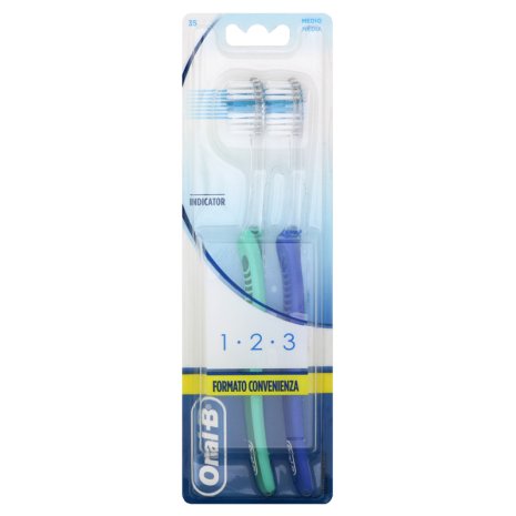 ORALB 123 INDICATOR SPAZZ 2PZ