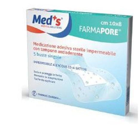 MEDS PORE MEDIC ADES 10X8CM 5