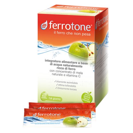 FERROTONE APPLE 28SACCH 25ML FERROTONE APPLE 28SACCH 25ML