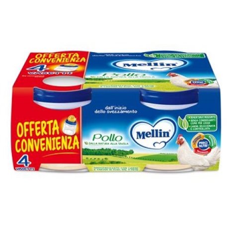 MELLIN OMOG POLLO 4X80G MELLIN OMOG POLLO 4X80G