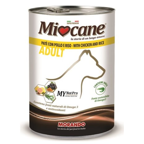 MIOCANE PATE' POLLO E RISO