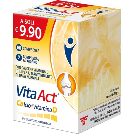 Vita Act Calcio+vit D 60cpr