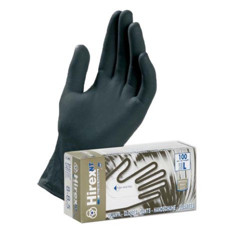 GUANTI NITR BLACK S/P M 100PZ