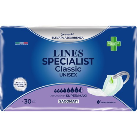 LINES CLAS SAGOMATO MAXI 30PZ