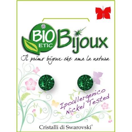 ORECCHINO XIRIUS 6,2MM EMERALD