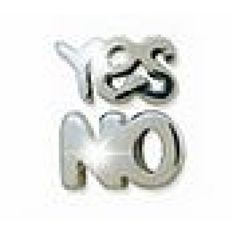 BJU001 ORECCHINI YES&NO SS