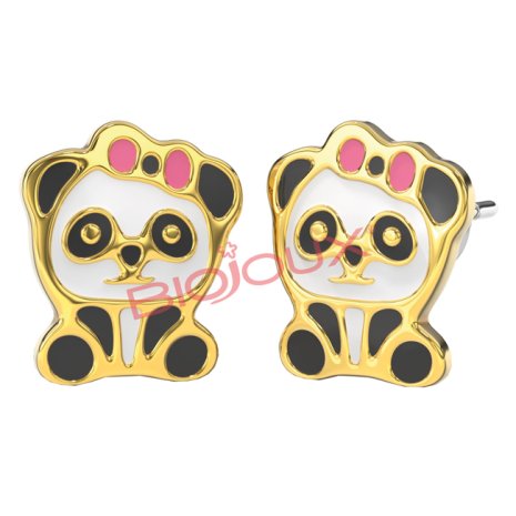 BJT712 ORECCHINI BABY PANDA GP