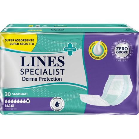 LINES SP.DERMA PROT.SAG MAXI 30P LINES SP.DERMA PROT.SAG MAXI 30P