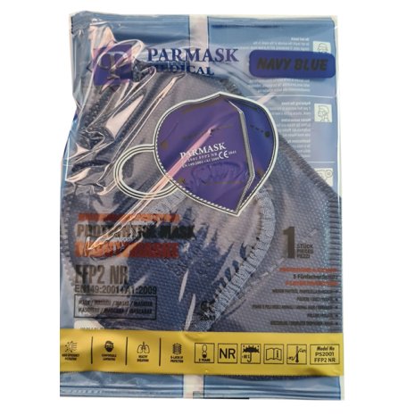 PARMASK MEDICAL FFP2 BLU N10PZ