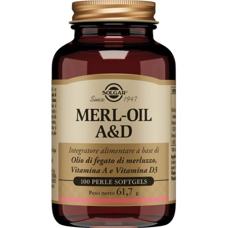SOLGAR MERL OIL A&D 100PRL SOFTG