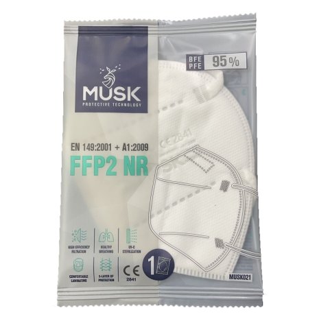 MUSK MASCHERINA FFP2 WHITE10PZ