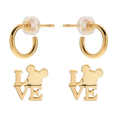DISNEY SET ORECCHINI MICK LOVE