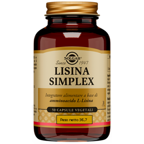 LISINA SIMPLEX 50CPS VEGETALI