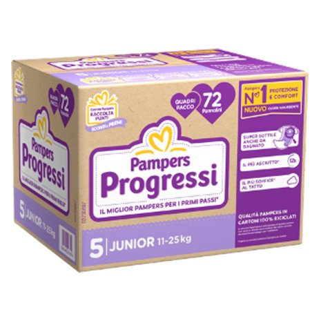 PAMPERS PROG.5 JUN 11-25KG 72PZ(