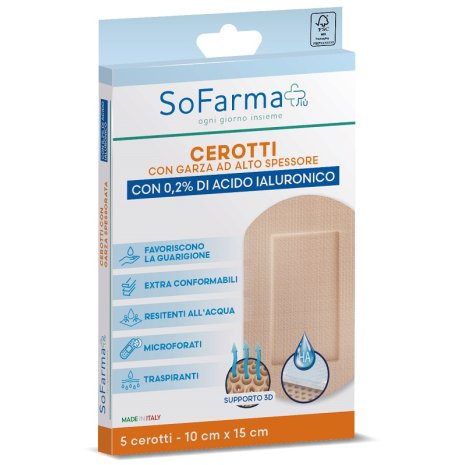 CEROTTO CICATRIZ 10X15 5P SF+