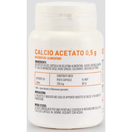 CALCIO ACETATO 500MG 100CPS MOS
