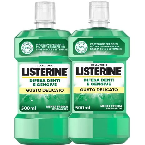 LISTERINE DIF.DEN/GENG.2X500MLS/