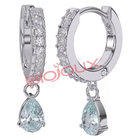 BJT318 ORECCHINI INES AQUA SS