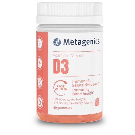 VITAMINA D3 60 CARAM.GOMM.METAGE