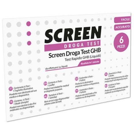 SCREEN DROGA TEST GHB STUPRO 6PZ