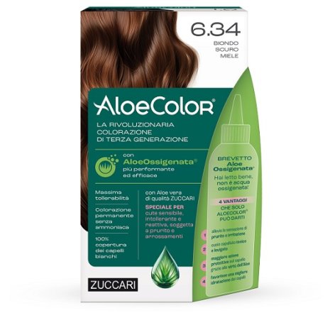 ALOECOLOR 6,34 BIO SCURO MIELE ALOECOLOR 6,34 BIO SCURO MIELE