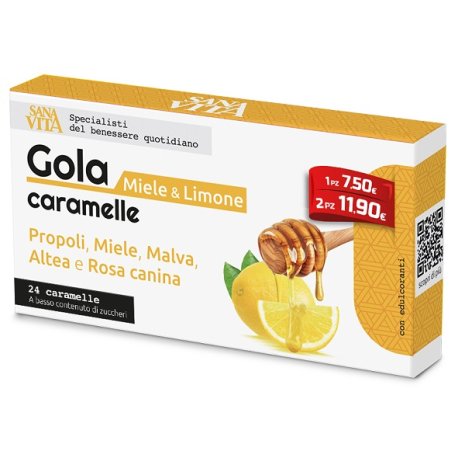 SANAVITA GOLA MIELE&LIM 24CPR SANAVITA GOLA MIELE&LIM 24CPR