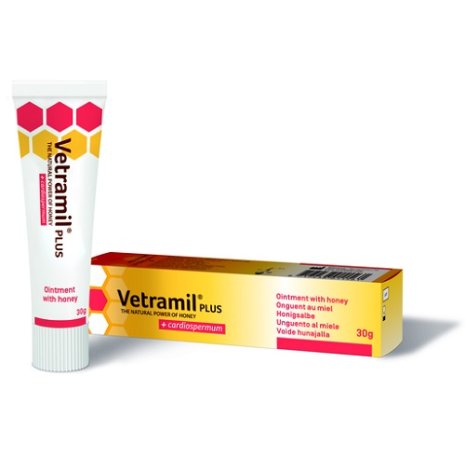 V VETRAMIL PLUS UNGUE.MIELE 30GR