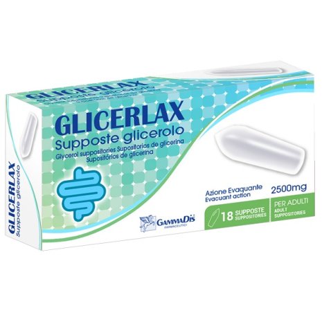 GLICERLAX SUPPOSTE 2500MG 18PZ GLICERLAX SUPPOSTE 2500MG 18PZ