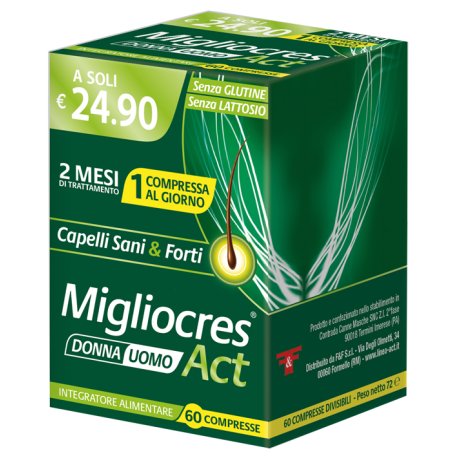 MIGLIOCRES ACT 60CPR DIVISIBIL MIGLIOCRES ACT 60CPR DIVISIBIL