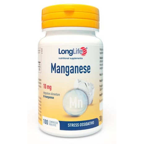 LONGLIFE MANGANESE 10MG 100CPR LONGLIFE MANGANESE 10MG 100CPR