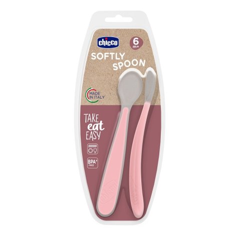 CH CUCCHIAIO SIL DOPP ROSA 6M