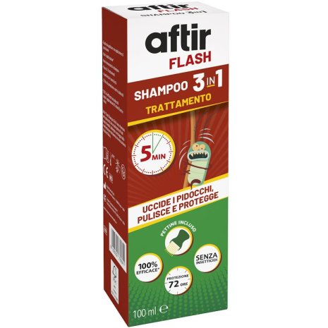 AFTIR FLASH SHAMPOO 3IN1 100ML
