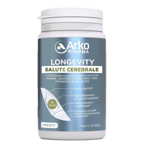 LONGEVITY SALUTE CEREBRALE 60CPS