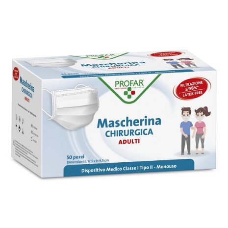 PROFAR MASCHERINA CHIR AD 50PZ
