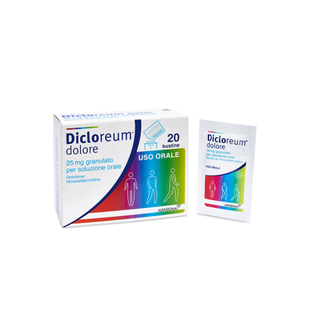 DICLOREUM DOLORE*20BUST 25MG
