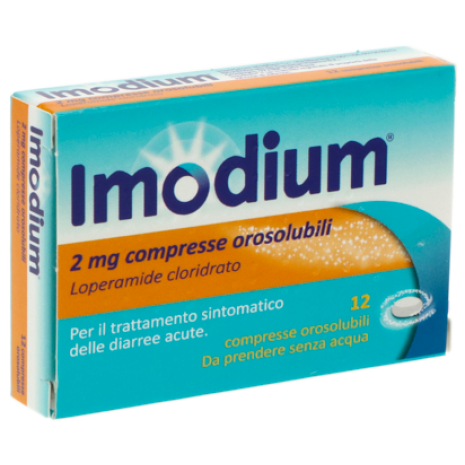 IMODIUM*12CPR OROSOL 2MG