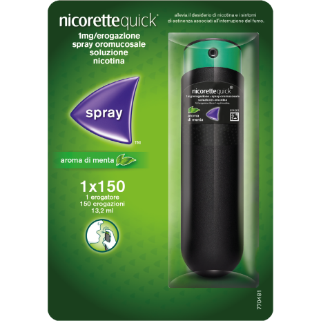 Nicorettequick*spray 1fl 150d